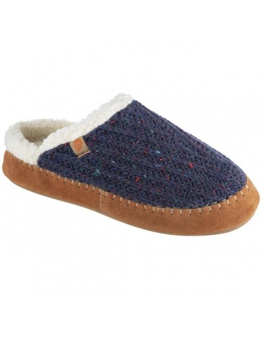 Acorn Women’s Clog - Sustainable Camden Navy Wool Rubber Outsole, M | A20136NBLWM Livraison rapide