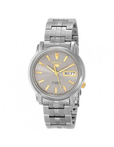 Seiko Men's Automatic Watch - Seiko 5 Grey Dial Stainless Steel Bracelet | SNKK67K1 Economisez 