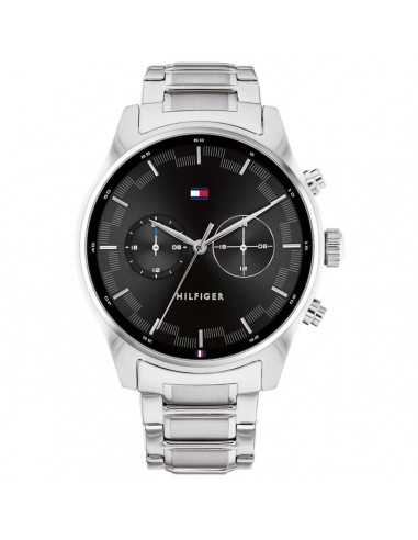 Tommy Hilfiger Men's Watch - Sawyer Dual Time Stainless Steel Bracelet | 1710419 l'évolution des habitudes 