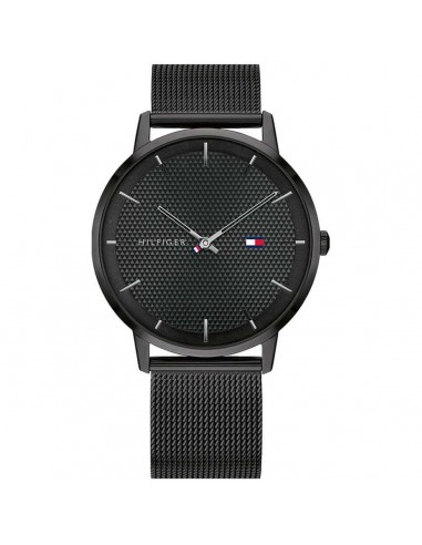 Tommy Hilfiger Men's Watch - James Quartz Black Milanese Mesh Bracelet | 1791701 Découvrez la collection