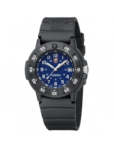 Luminox Men's Swiss Quartz Watch - Navy Seal Evo Blue Dial Rubber Strap | 3003.EVO Par le système avancé 