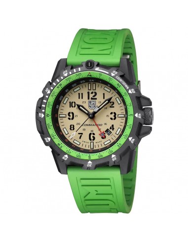 Luminox Men's Swiss Quartz Watch - Commando Raider Compass Green Rubber Strap | 3337 de l' environnement