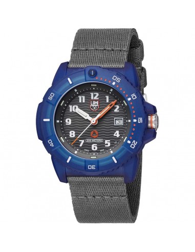 Luminox Men's Swiss Quartz Watch - Tide Eco Grey Dial Textile Strap Dive | 8902.ECO le des métaux précieux