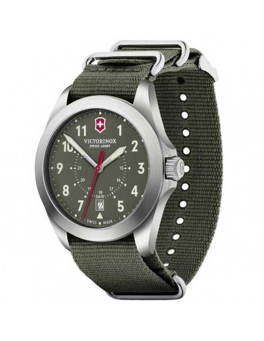 Victorinox Swiss Army Men's Quartz Watch - Heritage Green Dial Fabric Strap | 241966 commande en ligne