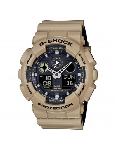 Casio Men's Quartz Watch - G-Shock Analog Digital Strap Shock Resistant | GA100L-8A la chaussure