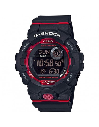 Casio Men's Digital Watch - G-Squad Dual Time Black Dial Resin Strap Quartz | GBD800-1 Les magasins à Paris