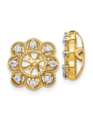 14k Fancy Diamond Earring Jacket 50-70% off 