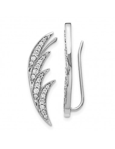 14k White Gold Diamond Earrings acheter en ligne