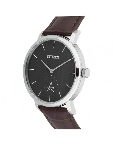 Citizen Men's Watch - Black Dial Silver Tone Case Brown Leather Strap | BE9170-13H En savoir plus