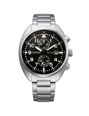 Citizen Men's Watch - Chronograph Black Dial Stainless Steel Bracelet | CA7040-85E destockage