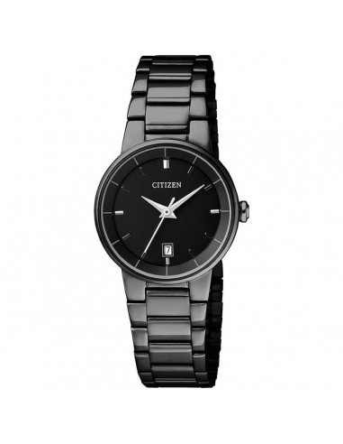 Citizen Women's Quartz Watch - Black IP Stainless Steel Bracelet | EU6017-54E vous aussi creer 