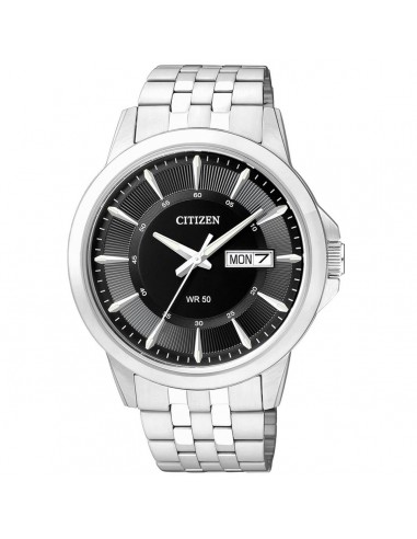 Citizen Men's Quartz Watch - Dress Black Dial Stainless Steel Bracelet | BF2011-51E shop