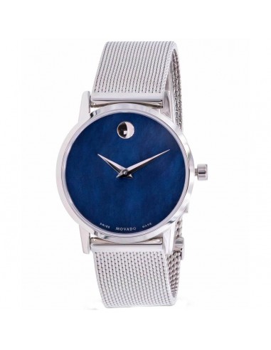 Movado Women's Quartz Watch - Museum Classic Blue MOP Dial Mesh Bracelet | 0607425 prix pour 