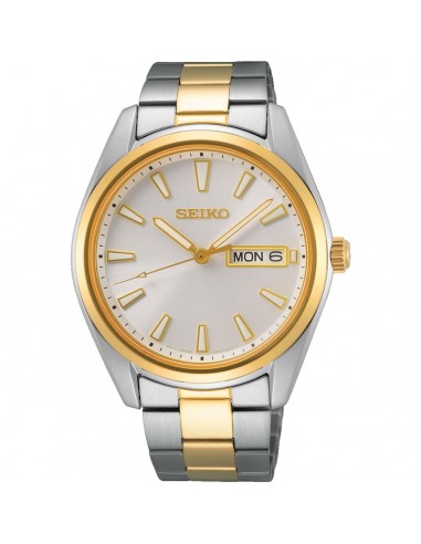 Seiko Men's Quartz Watch - Neo Classic Silver Dial Two Tone Steel Bracelet | SUR446P1 votre restaurant rapide dans 