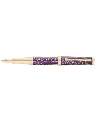 Cross Fountain Pen - Sauvage Translucent Plum Lacquer Finish, Fine Nib | AT0316-24FD de la marque