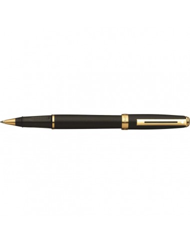 Sheaffer Rollerball Pen - Prelude Black Matte and Gold Trim Click Off Cap | E134651 ou a consommer sur place