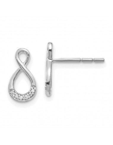 14k White Gold Diamond Post Earrings Comment ça marche