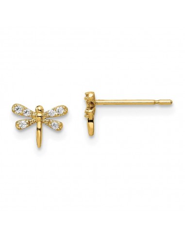 Madi K Kid's 14k  CZ Dragonfly Post Earrings l'évolution des habitudes 