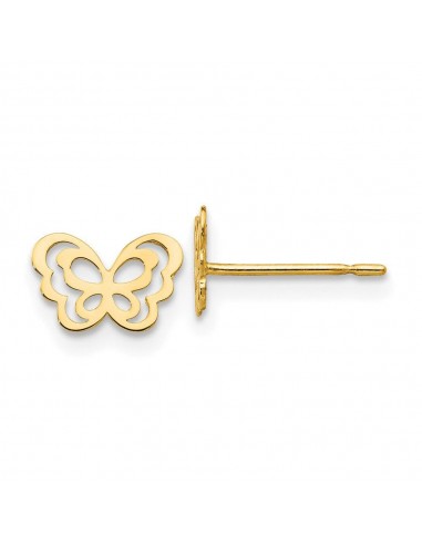 Madi K Kid's 14k   Butterfly Post Earrings l'achat 